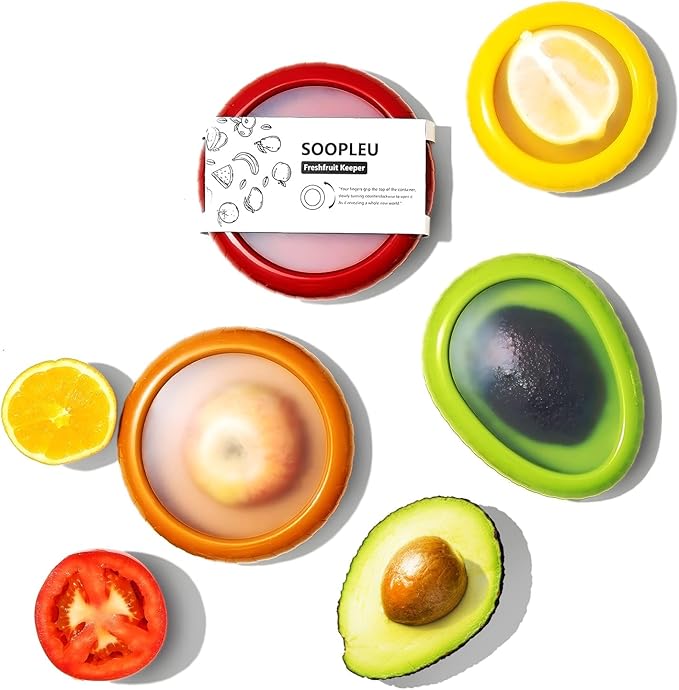 Silicone Fruit & Veggie Saver Covers