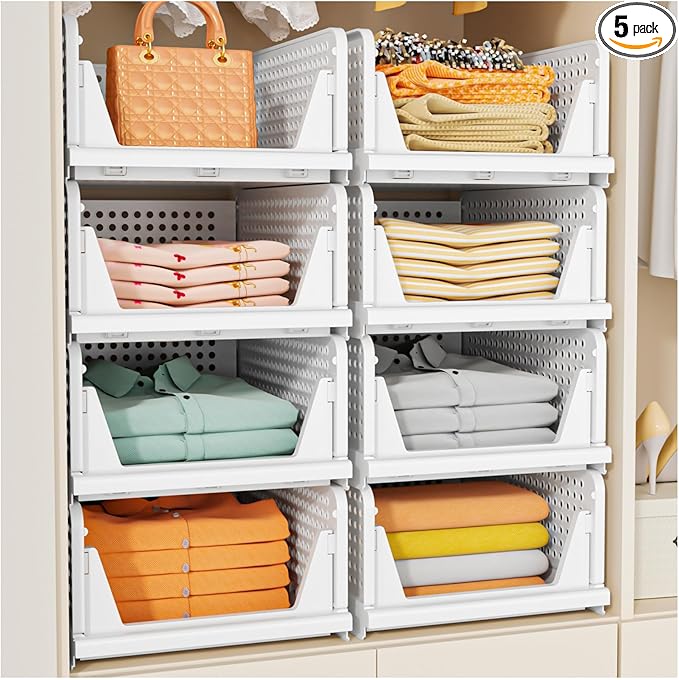 Space-Saving Closet Organizer Shelves