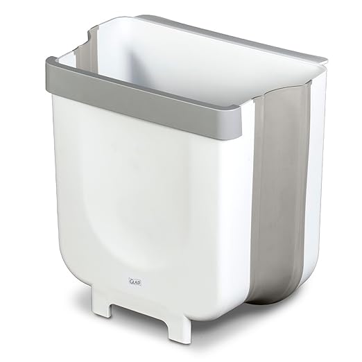 over cabinet trash can 